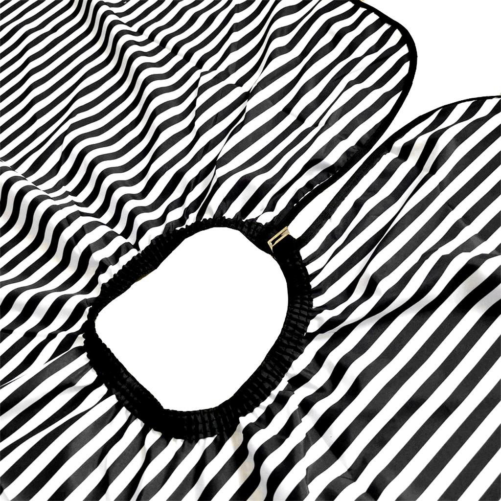   Парикмахерский халат в полоску для стрижки волос/накидка для парикмахеров