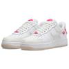 Nike Air Force 1 07 LX Розовые женские кроссовки White Summit-White String DX6061-111