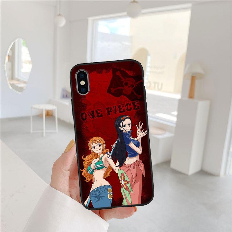 One Piece Soft Shell Phone Case for iPhone 16 15 14 13 12 Pro Max Plus Mini