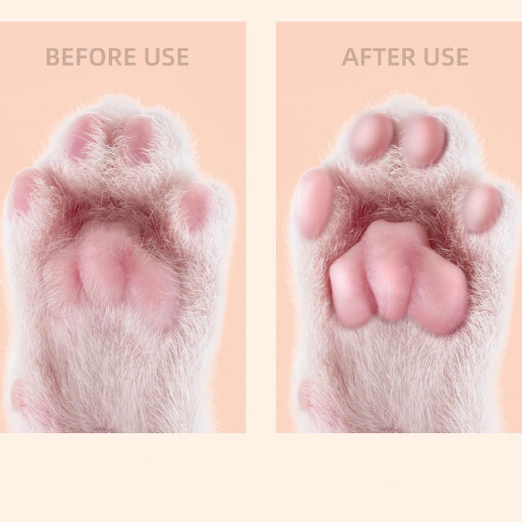 Триммер для собачьих лап со светодиодной подсветкой, аккумуляторный, USB, беспроводной, для ухода за шерстью домашних животных, электрический