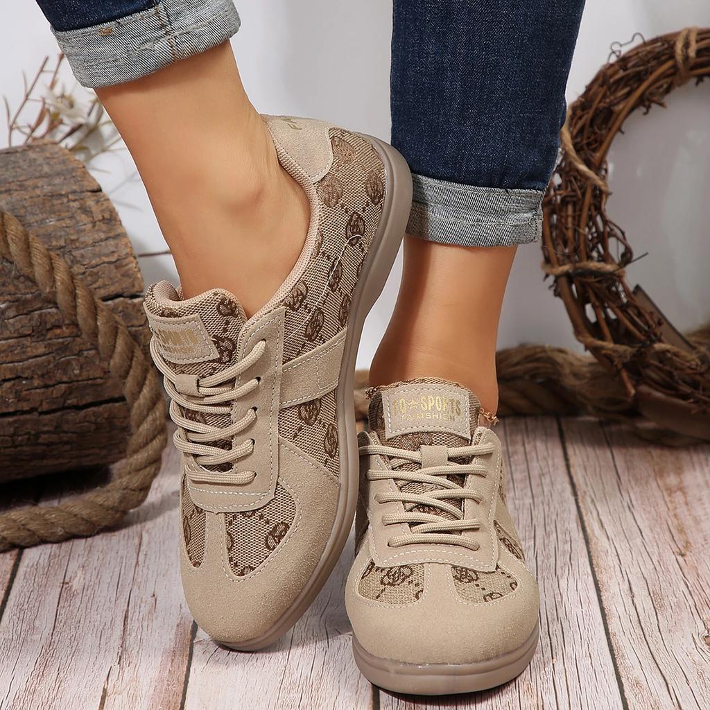 Classic Lace Up Spring and Autumn Women's Casual Sports Shoes Low-top Breathable and Wear-Resistant Sports Shoes 35-43
