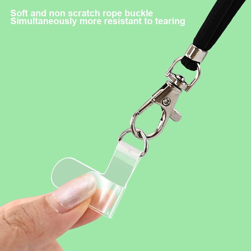 Чехол для мобильного телефона из ТПУ, ремешок через плечо, высокая прозрачная прокладка, соединительная накладка, фиксирующая пленка против потери