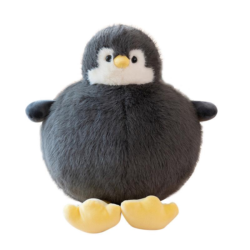 Penguin Dango Pillow Plush Toy - Large, Round, and Comforting Backrest Doll
