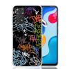 Graffiti Fashion Cool Phone Case For Xiaomi Redmi Note 15 14 13 12S 12 Pro Plus 11S 11E 11 11T 10S 10 Art Soft Pattern Cover Red