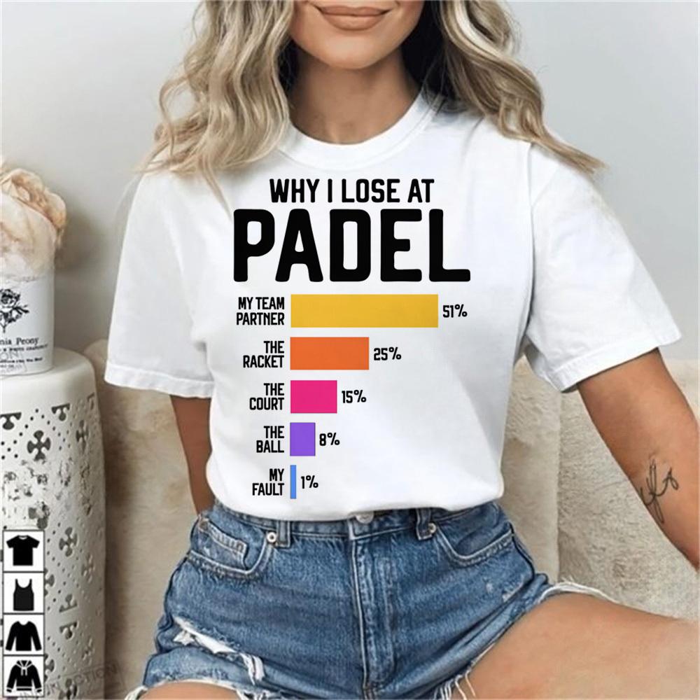 Padel Top Tees Wounisex Grunge Graphic Punk Kawaii University Breathable Top Tees Anime Trendy Comfortable Punk 2000s Digital