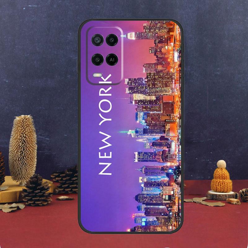 Чехол для телефона New York City для Oppo A94 A74 A54 A15 A17 A57 A6 A5 Pro A16 A76 A96 A40 A60 A80 A18 A38 A58 A78 A98