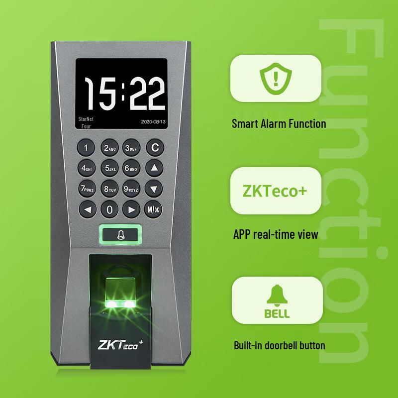 ZKTeco F18 Smart Fingerprint Time Attendance & Access Control System