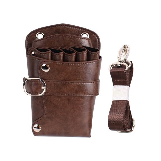 Парикмахерские ножницы, парикмахерский инструмент, кобура, сумка из искусственной кожи, поясная сумка через плечо