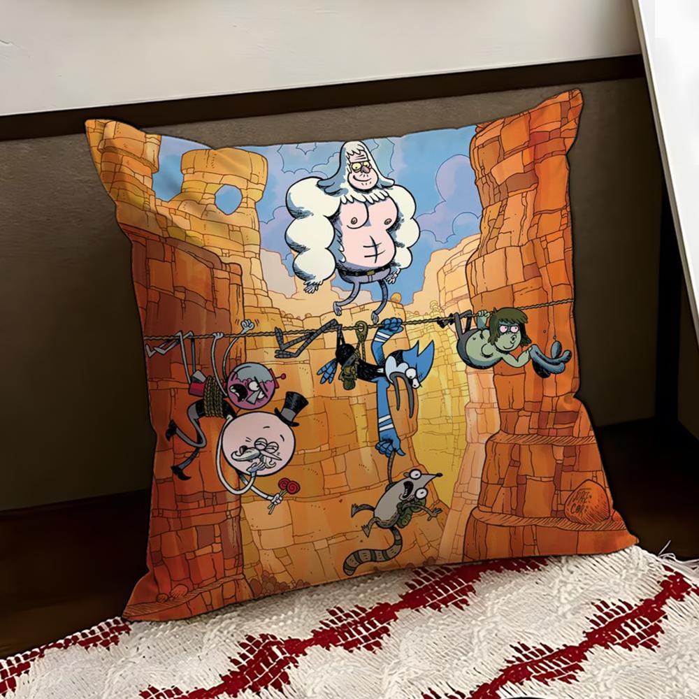 RRegular SShow Cushion Cover Reversible Soft Durable Pillow Cover Home Car MultiScene Use for Daily Comfort