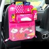 Cute Cartoon Lion Car Organizer Seat Back Storage Bag Hanging Stowing Tidying Baby Kids Travel Universal Auto Multi-pocket Bag
