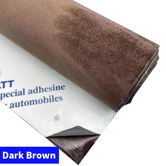 Высококачественная бархатная замшевая ткань, автомобильная бархатная замшевая обертка, самодельная мягкая шкатулка для украшений, виниловые бархатные самоклеящиеся наклейки