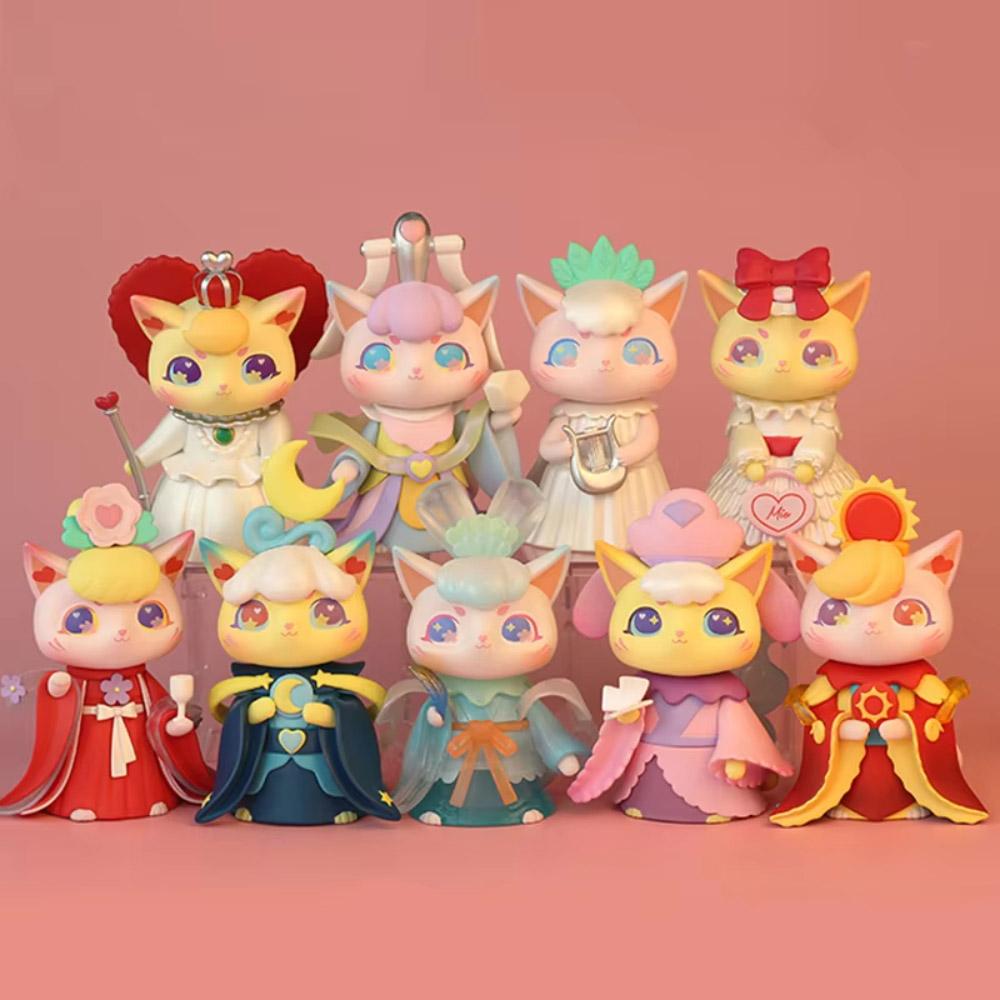 Original MIO Cat Series 3 Blind Box Mystery Cute Animal Anime Figure Surprise Caja Misteriosa Tide Play Toy Model Kids Gift