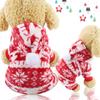 Four-legged Coat with Flannel, Dog Christmas Dog Clothes, Cat Pet Clothes, Cat Autumn and Winter