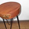 Plant Stand, Albasia Wood Terracotta and Black