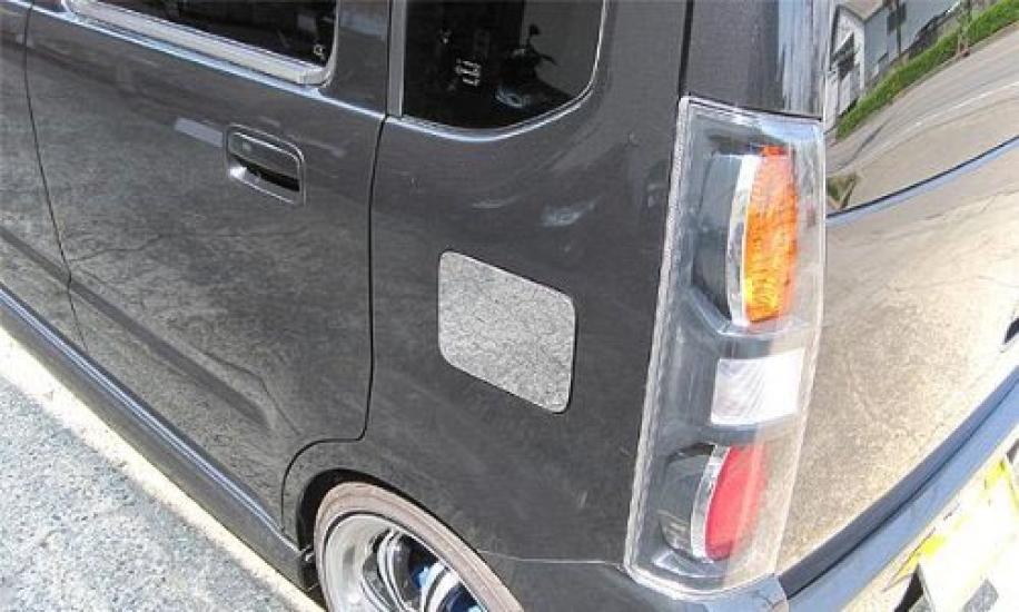 BRIGHTZ Крышка топливного бака из нержавеющей стали с отделкой для Wagon R 10273 Ультра-зеркальная MH21S/MH22S (1 кусок) [FUELLID-075]