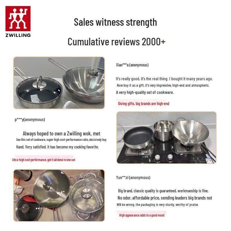 Zwilling Гениальный набор посуды из нержавеющей стали