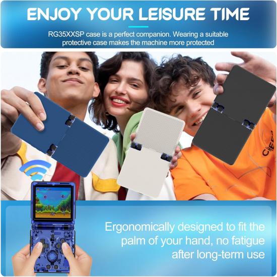 Силиконовый чехол, совместимый с Anbernic RG35XXSP, Защитный чехол из силикона, устойчивый к царапинам, моющийся, ударопрочный, для портативной ретро-игры RG35XXSP