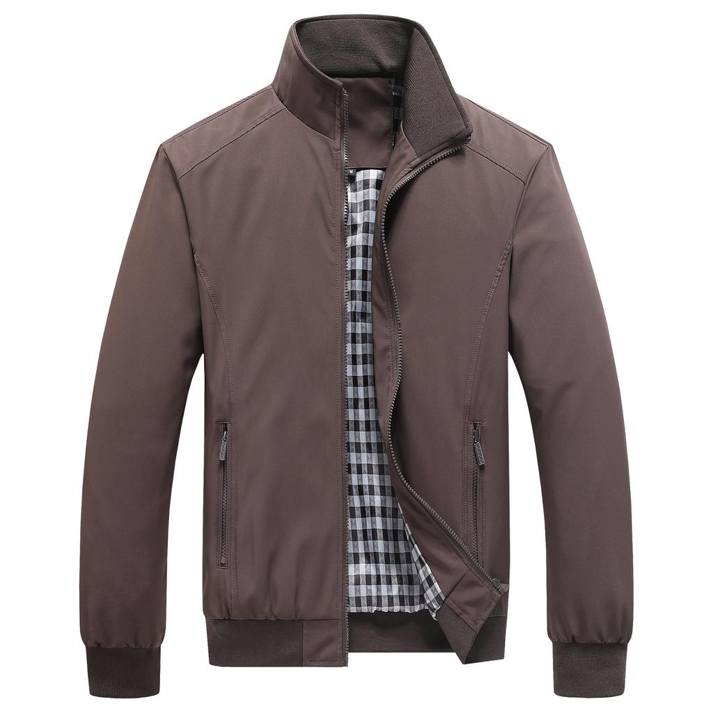 Мужская весенне-осенняя куртка большого размера, повседневная спортивная ветровка