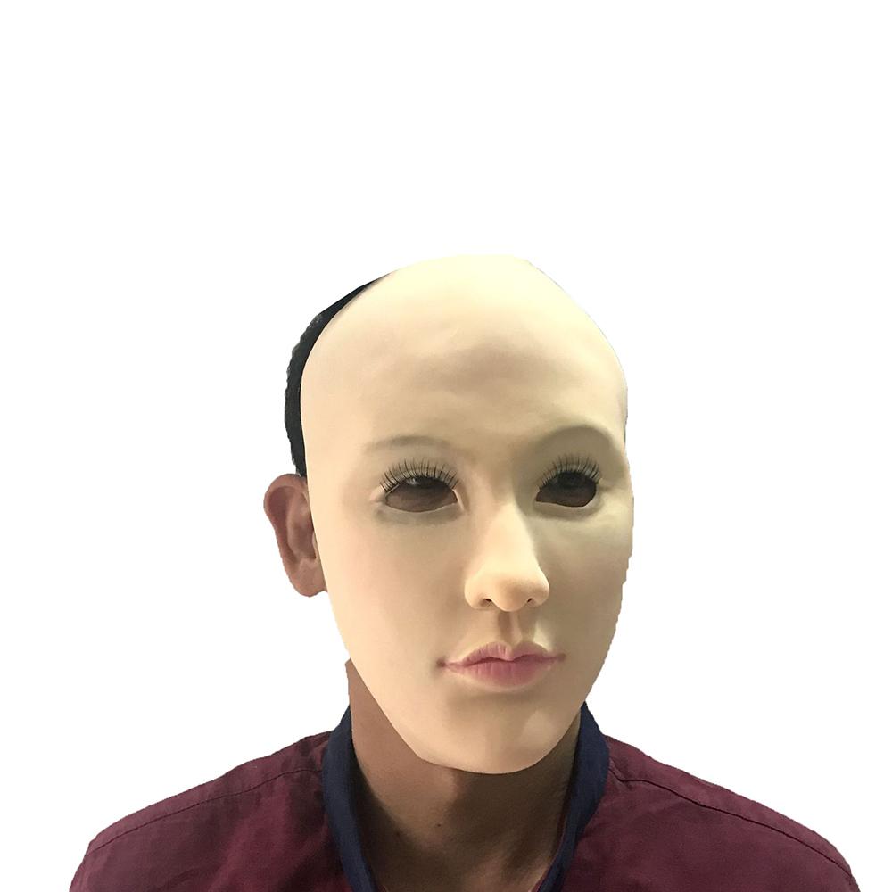 Маска красоты латекс Женская маска Костюмы на Хэллоуин представление Стиль половина лица