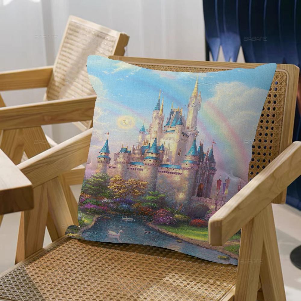Glorious Castle Cushion Cover 30x50 Polyester Sofa Cushions Decorative Throw Pillows Home Decoration Pillowcover