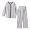 Recovery Pajamas Knit Soccer Light Gray M [Benex] Women's