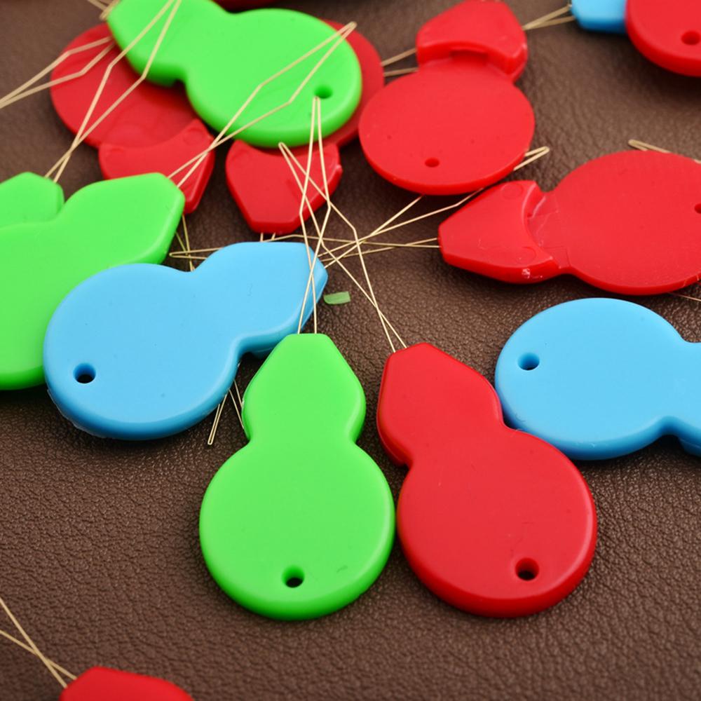 10/50/100 шт. Инструменты для вдевания нити в иглу, Пластиковый инструмент для шитья, Вдеватель нити, Инструмент для вдевания стежка, Ручная машина