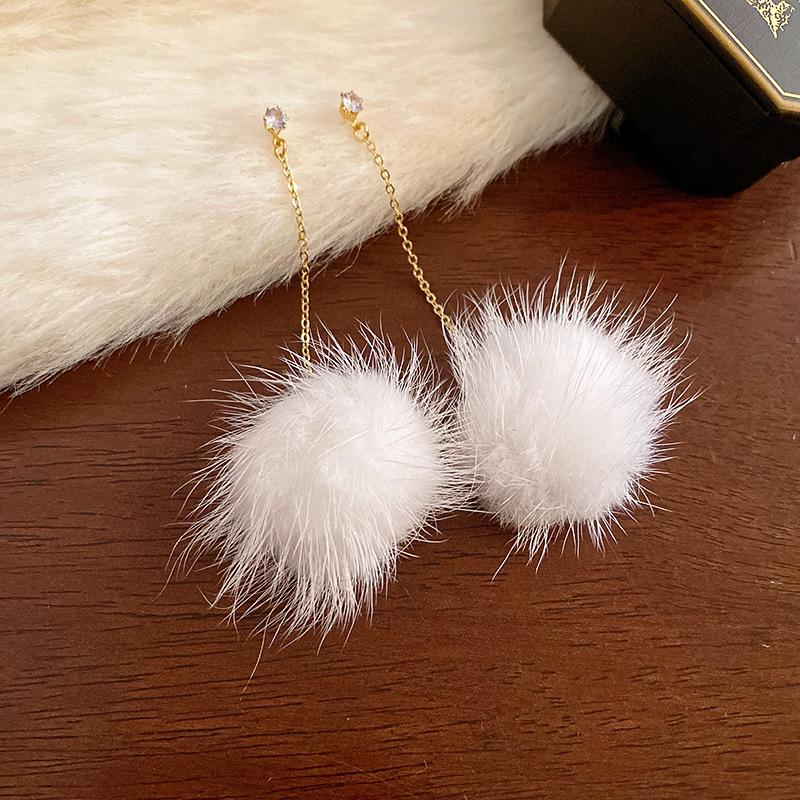 Корейские серьги-цветы из сладкого жемчуга и смолы: Универсальный, девичий дизайн в виде сердца для повседневной моды