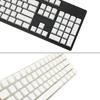 108 Двухкомпонентных PBT Клавишных Колпачков OEM Пудинговый Набор Для Механической Игровой Клавиатуры с Подсветкой (Молочно-белый +