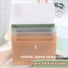 5 Layers A4 File Folder Storage Bag Waterproof Plastic File Organizer  Business