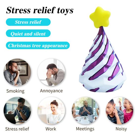 3D-печатная спиральная конусная игрушка, невозможная рождественская елка, сквозная скульптура, вихревая нить, иллюзия, снятие стресса, мини-спиральная игрушка-фиджет для дерева