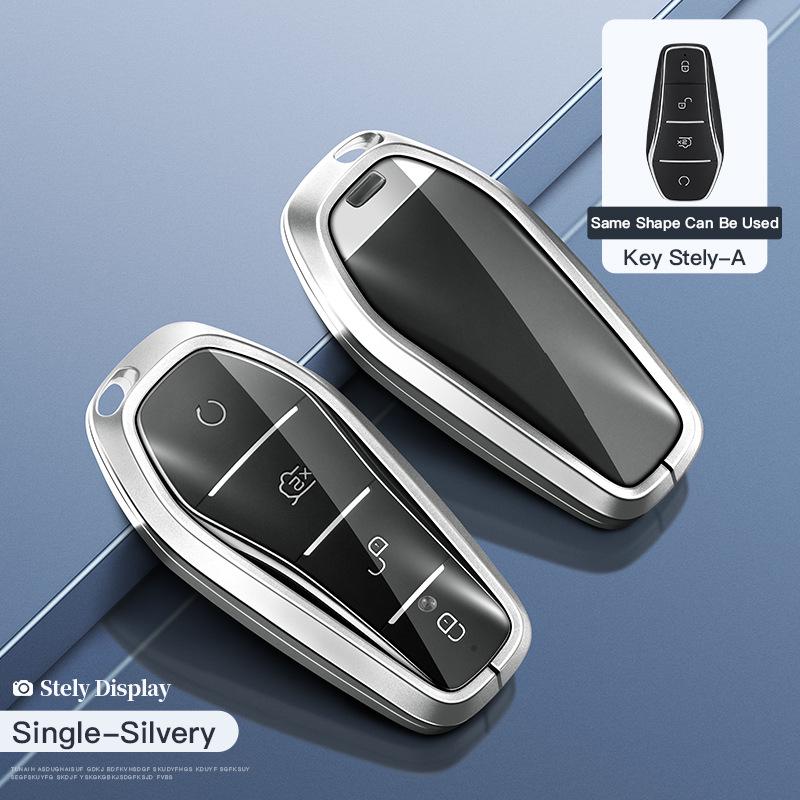 Чехол для ключей BYD для Tang DM/MAX, Song Pro, Qin PLUS, Yuan — полноразмерный автомобильный чехол с застежкой для трансграничной электронной коммерции.
