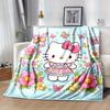 1шт. Hello Kitty Цветочные Бабочки Домашний Офис Уличный Плед Идея для Подарка Ideaz0411202