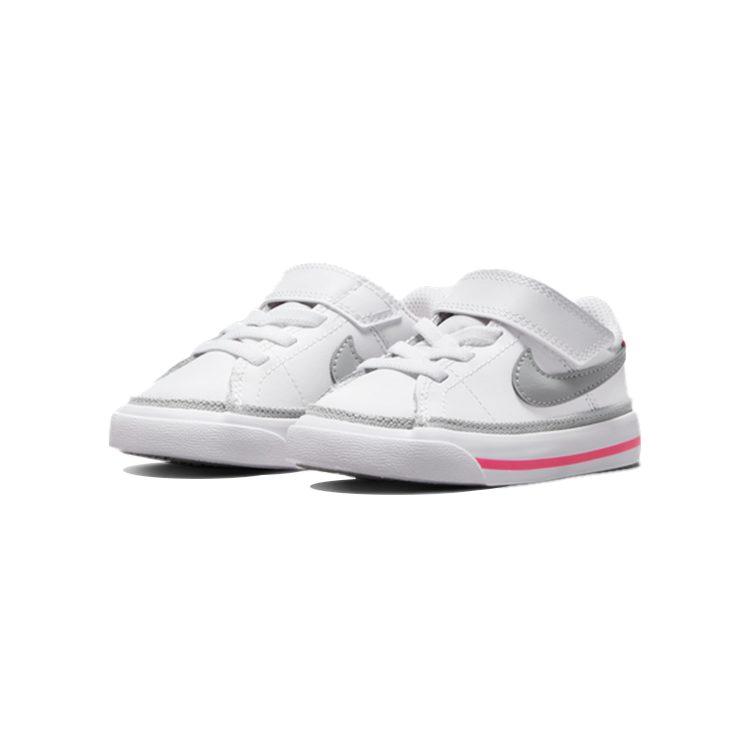 Nike Кроссовки Court Legacy Low для малышей Белые Розовые Младенцы и Малыши DA5382-111