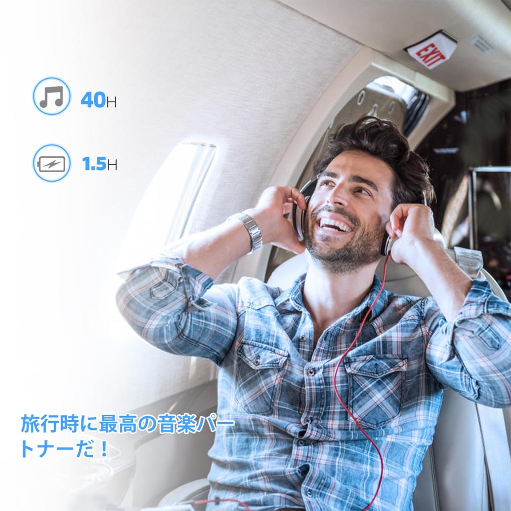 AGPTEK MP3 Player (2024 Upgrade) with 16GB Storage, Up To 40 Hours of Playback, Lossless Sound, and Earphones Included, Black