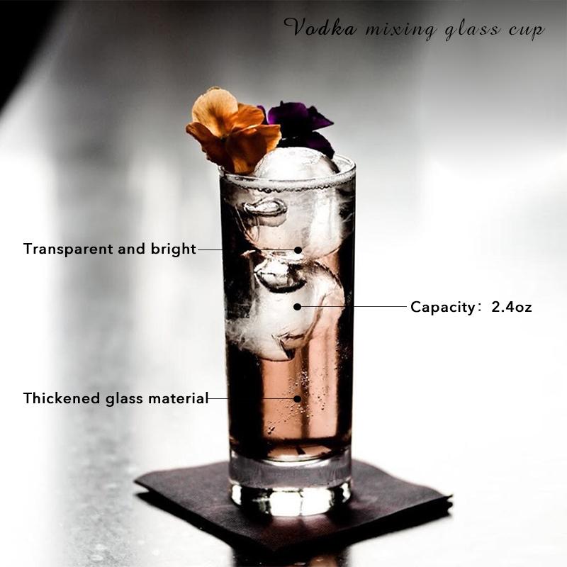 Рюмки для водки 2,4 унции, набор из 6/12, стаканы для рюмок с тяжелым основанием, маленькие стаканы для питья, стаканы для текилы для водки, виски