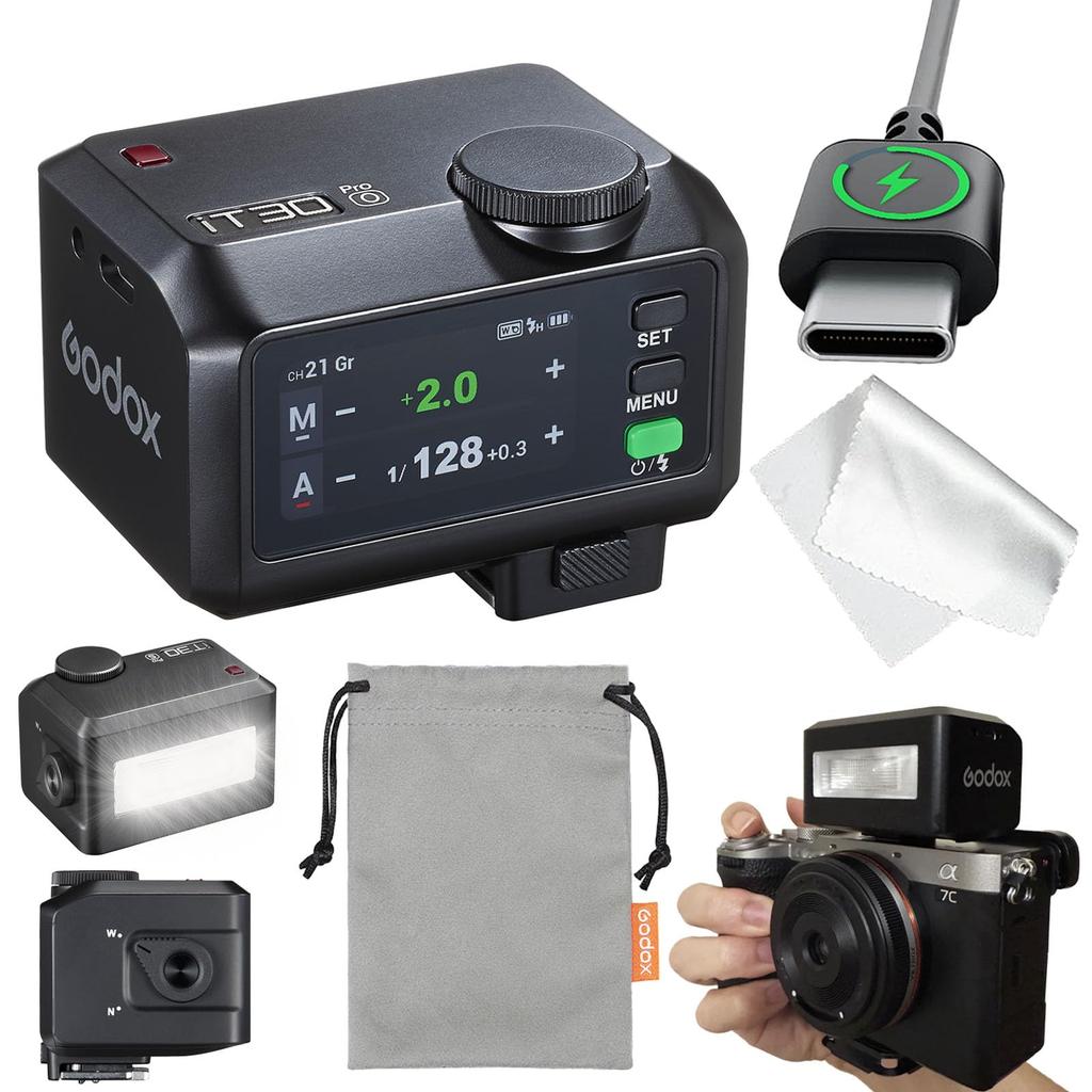 Инструкция по эксплуатации Godox iT30Pro O Камера Сенсорный экран Цветной TTL Компактный, но Мощный 560 Полностью Беспроводной Ведущий Ведомый Свет GODOX IT30 PRO O для Легкости