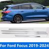 Для Ford Focus Седан - 2024 Хромированная Боковая Линия Двери Накладка на Порог Кузова Декоративная Накладка Внешние Аксессуары Стайлинг Автомобиля