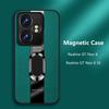 For Realme GT 6T Neo 6 SE Case Magnetic Ring Stand Holder Back Cover For OPPO Realme GT Neo6 5G Luxury Leather Silicone Shockproof Bumper