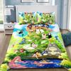 Комплекты пододеяльников Кавайные пододеяльники Наволочки Япония Аниме Мой сосед Комплект постельного белья Размер Queen King Full Размер Чехол для одеяла