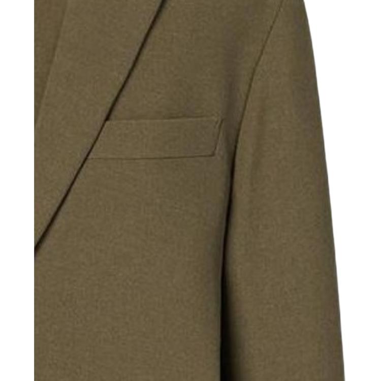 Uniqlo X MARNI Приталенный пиджак (Азия) Оливковый Унисекс Уличная одежда 449585-57