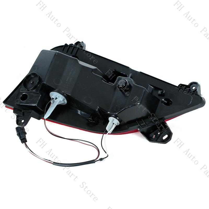 Автомобильный задний бампер, отражатель, противотуманная фара, задний стоп-сигнал, предупреждающий сигнал поворота, без лампочки для Hyundai Santa Fe SantaFe 2019 2020