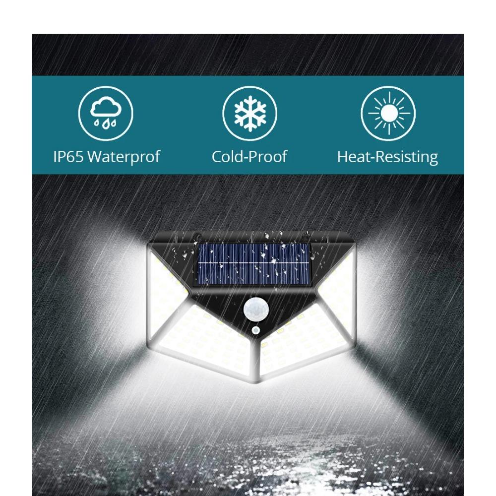 Multifunctional LED Solar Light With Motion Sensor Outdoor Garden Courtyard Waterproof Decoration 140° Lighting Wall Lamp