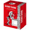 Figurines - Figurine collection Plastoy Lucky Luke s'appuyant sur une pile d'albums (2022) -