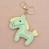 Women's Bag Charm Decoration Bag Pendant Cartoon Rocking Wooden Horse Women's Leather  Bag Charm Key Chain Cute Bag Accessories Gifts