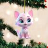 Adorable Pink Acrylic Cartoon Style Car Hanging Decoration For Trendy Vehicle Decor
