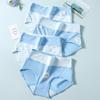 Women's Large Size Cotton Panties 4 Pieces High Waist Underwear Ladies Panties