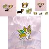 Charming Alloy Brooch In Cute Dog Design From Cartoon Animal Butterfly Series For Trendy Outfits