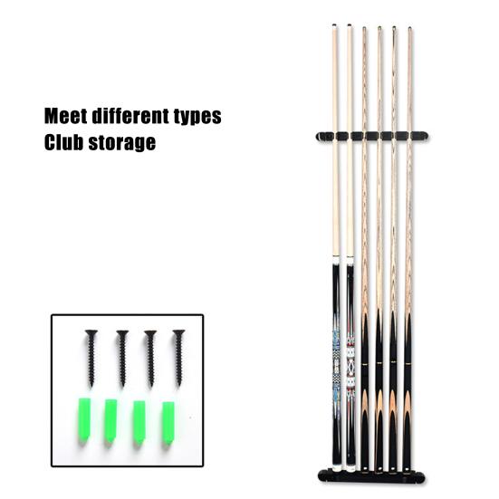 Wall Mount Pool Stick Holder Billiard Pool Cue Rack Hardwood Pool Cue Holder Rest Cue