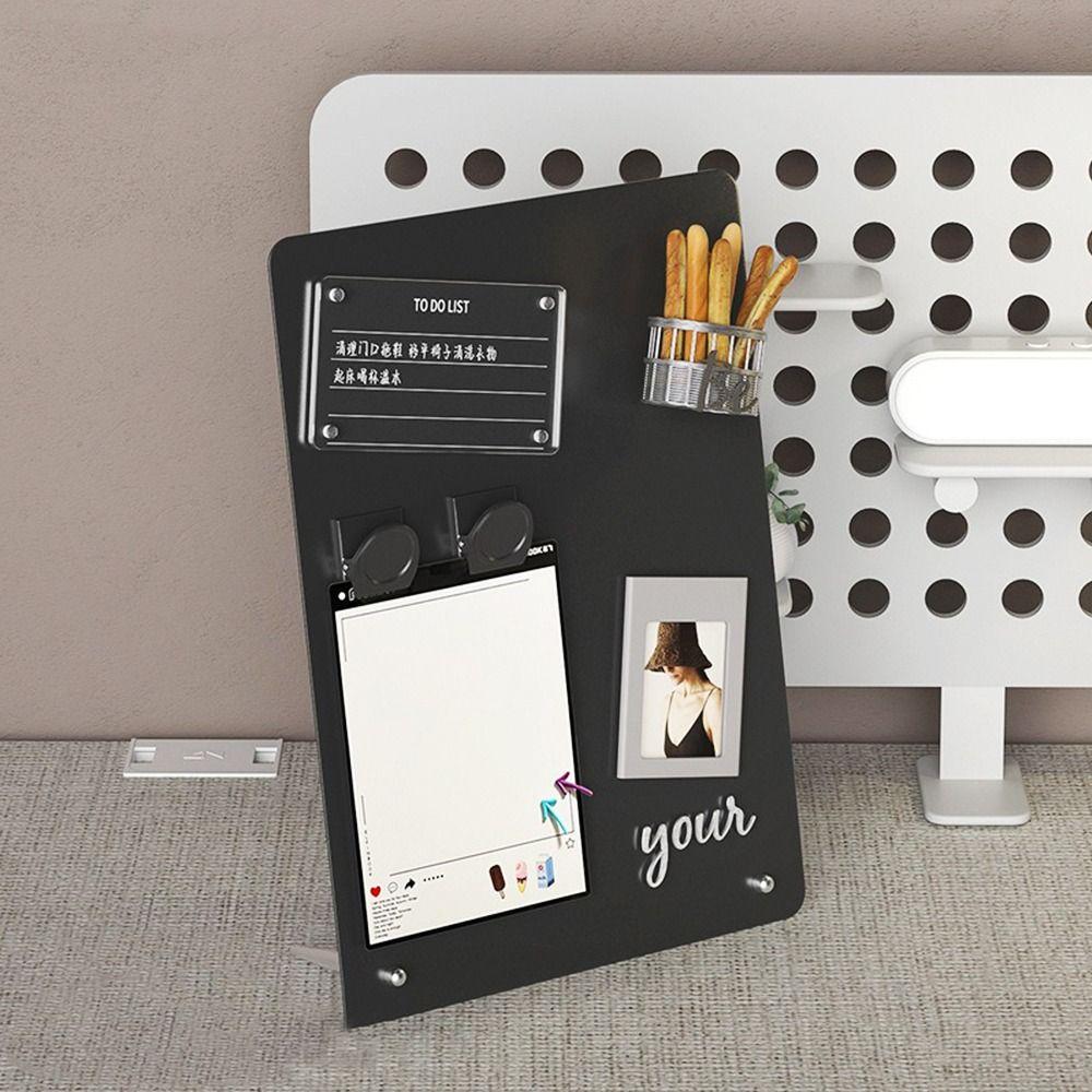 Металлическая пластина настольная памятная доска для напоминаний простая магнитная доска для наклеек для офиса