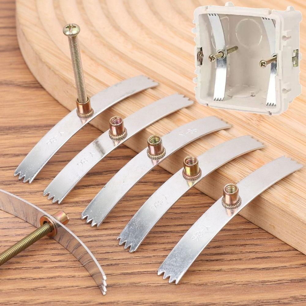 10Sets 65-75mm Dark Box Repair Screw Embedded Junction Box Repairer  for Dark Box Damage Repair